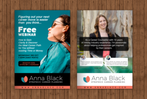 Career Counsellor needs vibrant, professional flyer to promote inspiring new webinar | Diseño de Flyer por chandrayaan.creative
