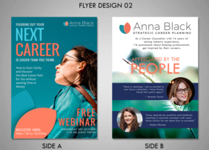 Career Counsellor needs vibrant, professional flyer to promote inspiring new webinar | Diseño de Flyer por SAI DESIGNS