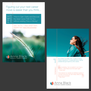 Career Counsellor needs vibrant, professional flyer to promote inspiring new webinar | Flyer Design by Emmanuel Creations