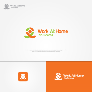 Work At Home No Scams | Logo Design by sushsharma99