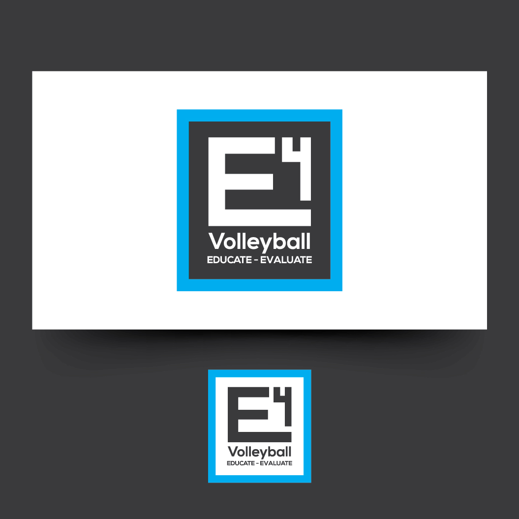 Logo Design by Cataleya Design for E4 Volleyball Services | Design #2926755