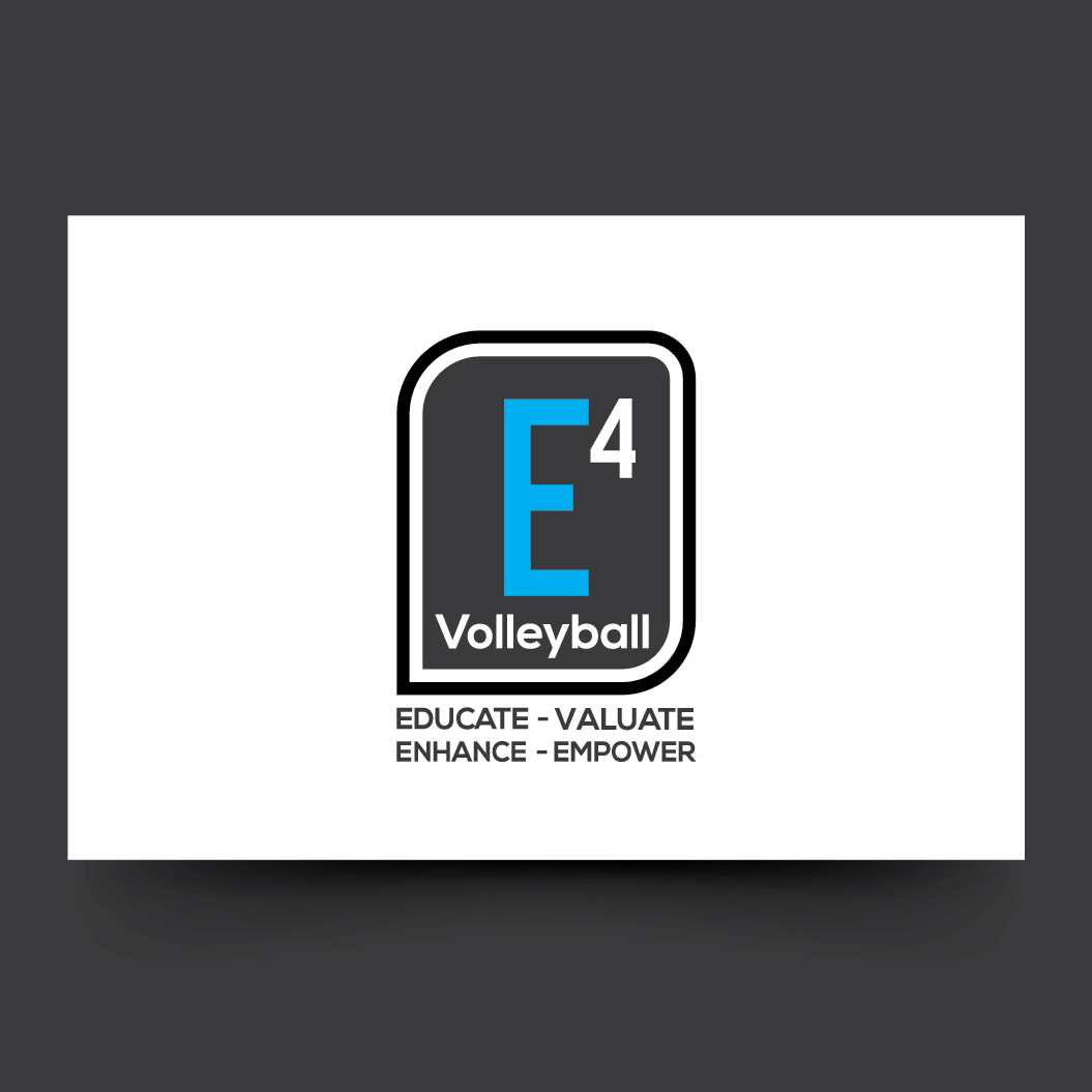 Logo Design by Cataleya Design for E4 Volleyball Services | Design #2937601