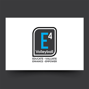 Logo Design by Cataleya Design for E4 Volleyball Services | Design #2937601
