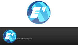 Logo Design by mollusk for E4 Volleyball Services | Design: #2941003