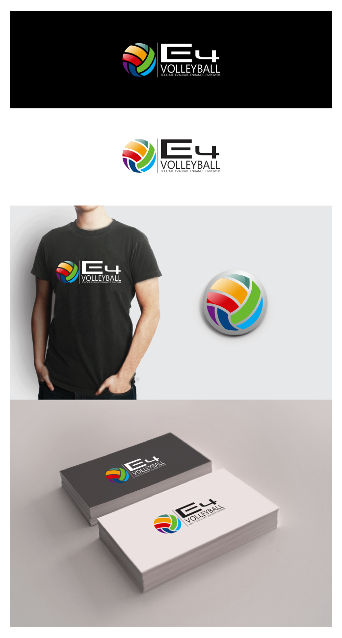 Diseño de Logo por Monimonzy para E4 Volleyball Services | Diseño #2919766