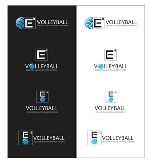 Logo Design by Monimonzy for E4 Volleyball Services | Design: #2937865