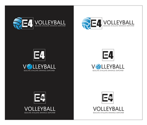 Logo Design by Monimonzy for E4 Volleyball Services | Design: #2943455