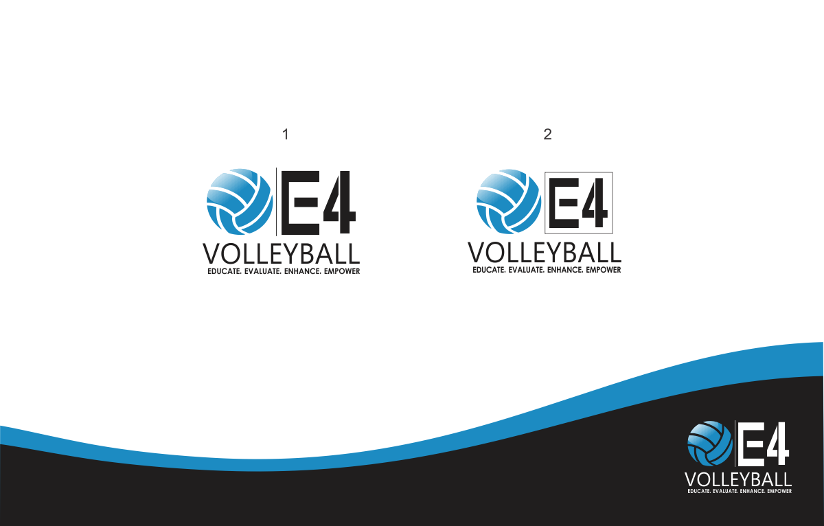 Diseño de Logo por Monimonzy para E4 Volleyball Services | Diseño #2945528
