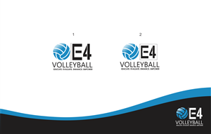 Logo Design by Monimonzy for E4 Volleyball Services | Design: #2945528