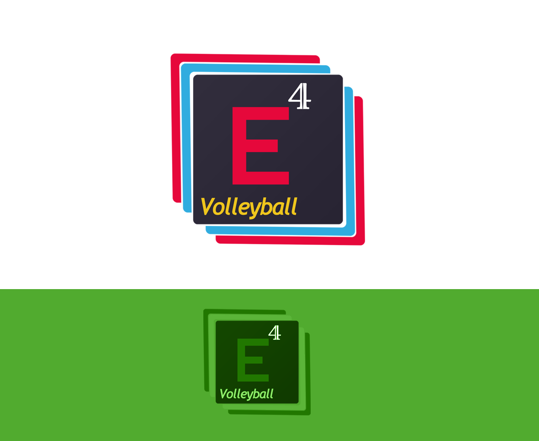 Logo Design by  Ten Tita for E4 Volleyball Services | Design #2941994