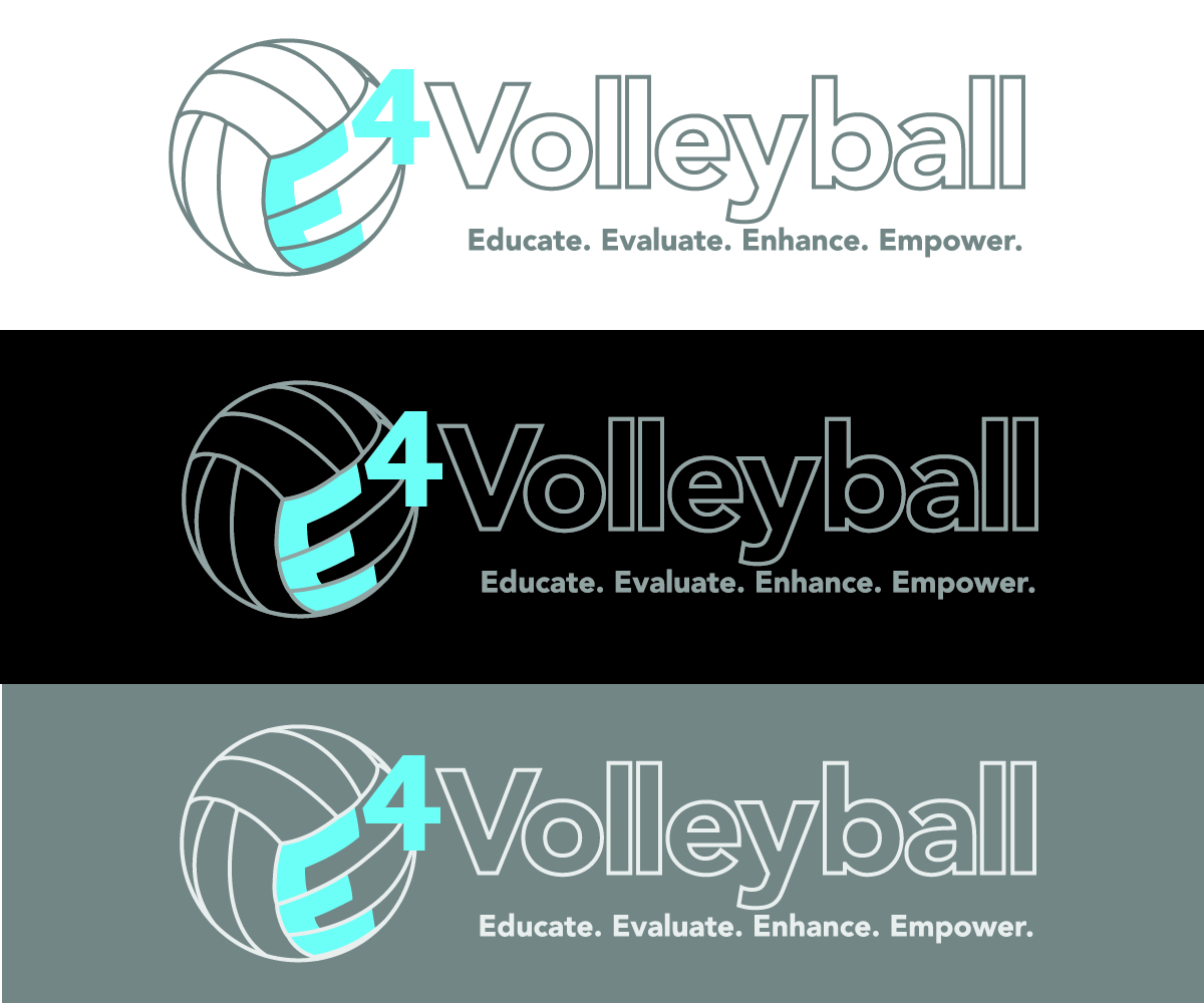 Logo Design by Jacob Wingo for E4 Volleyball Services | Design #2898039