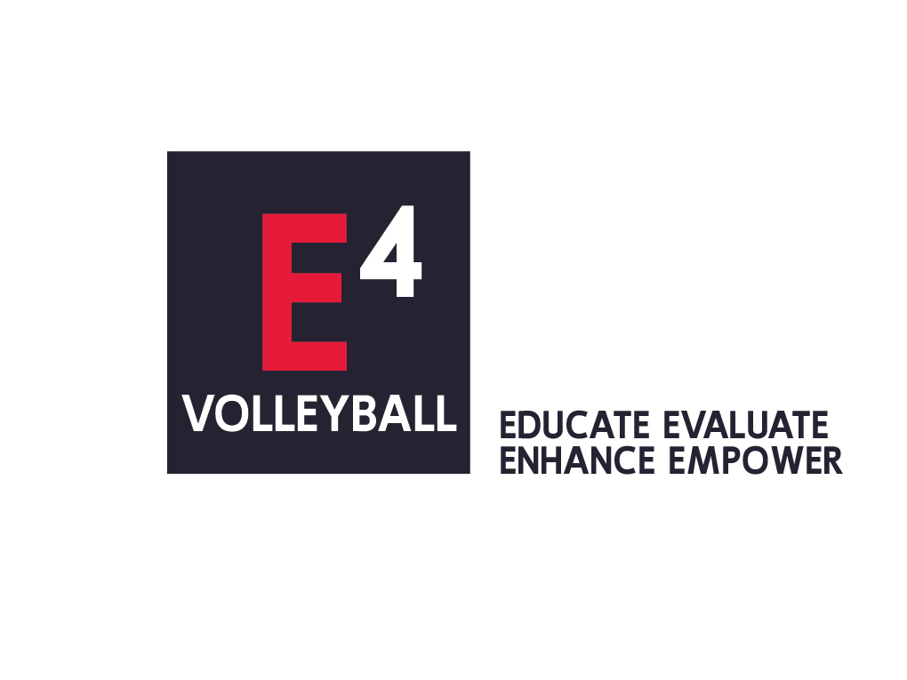 Logo Design by La Calaca Creatives for E4 Volleyball Services | Design #2903736