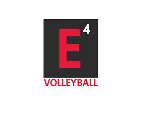 Logo Design by La Calaca Creatives for E4 Volleyball Services | Design: #2904135