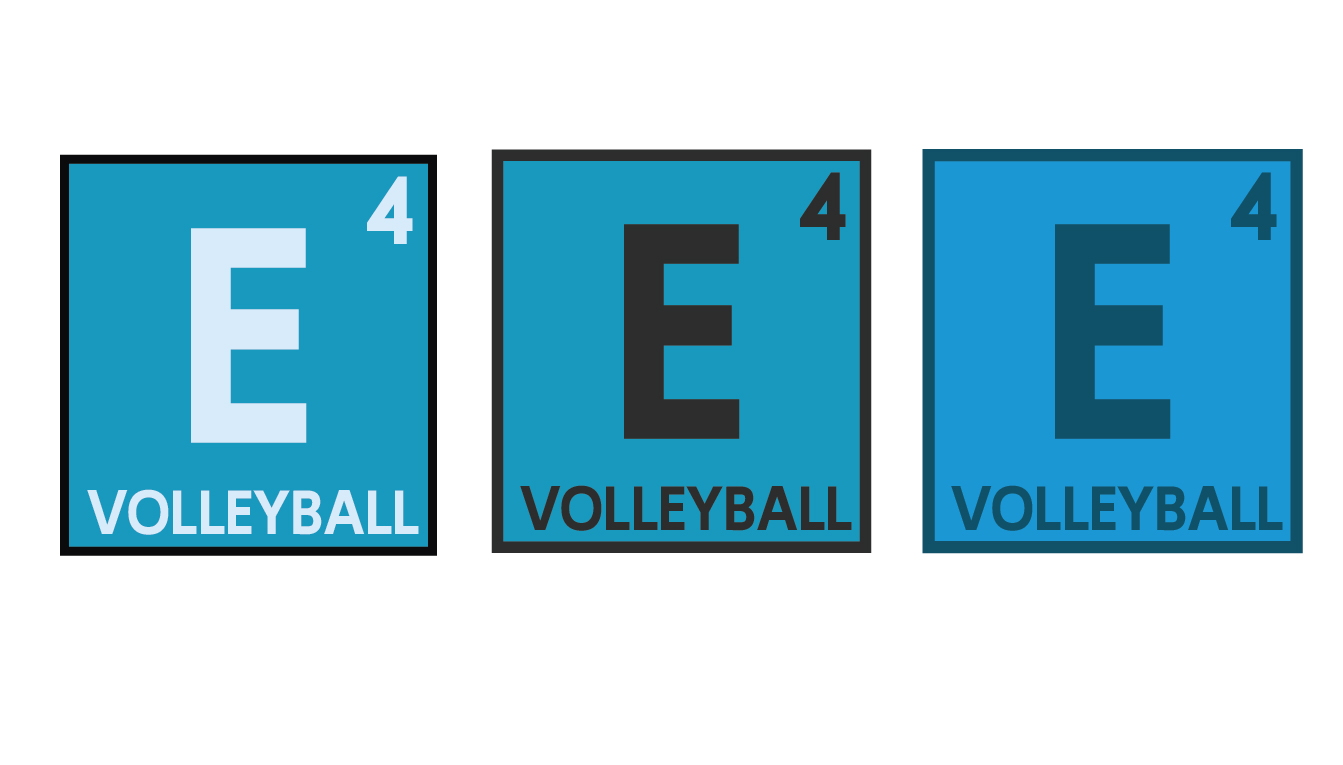 Logo Design by La Calaca Creatives for E4 Volleyball Services | Design #2906076