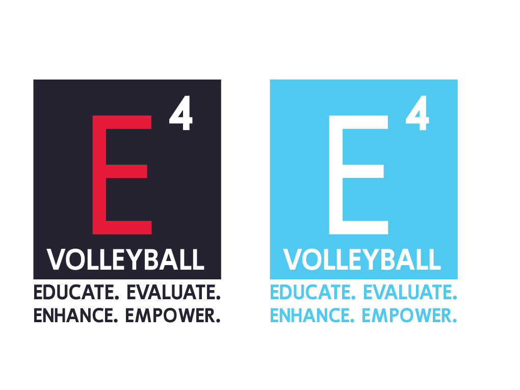 Logo Design by La Calaca Creatives for E4 Volleyball Services | Design #2939651