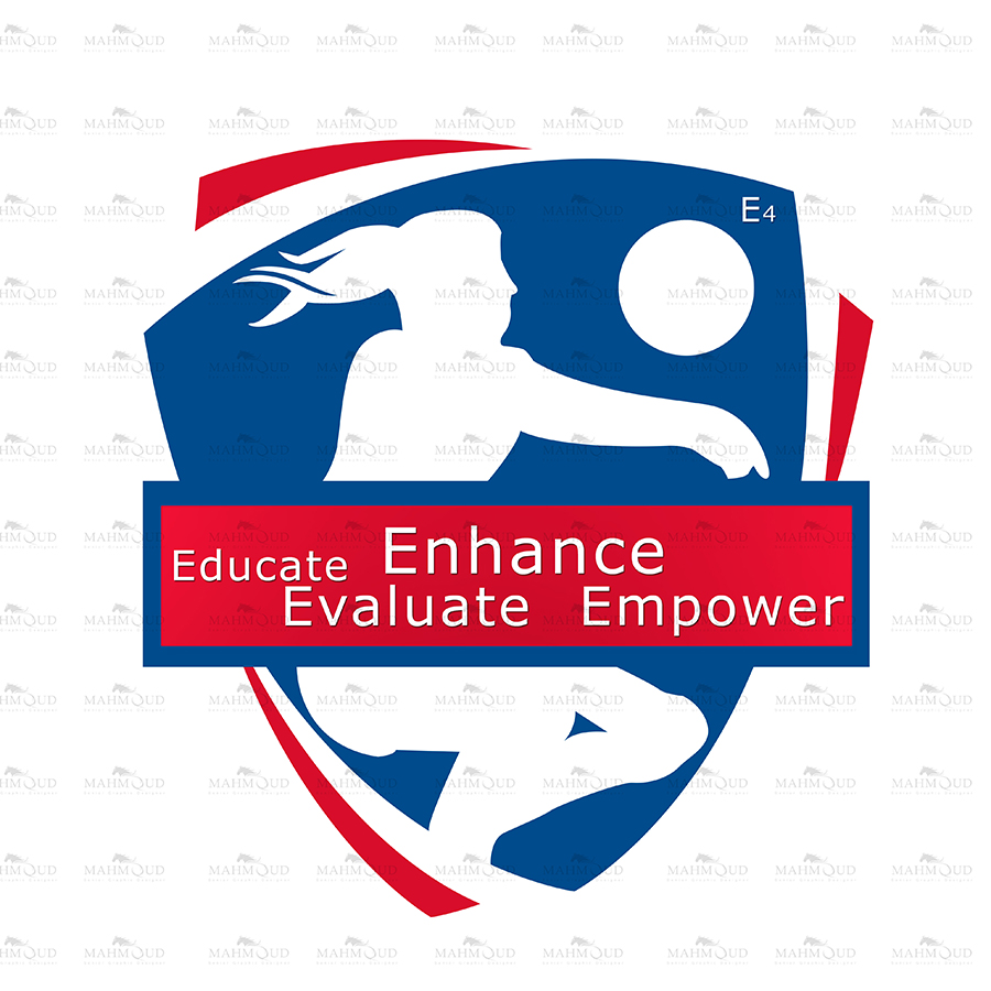 Logo Design by Mahmoud for E4 Volleyball Services | Design #2897475