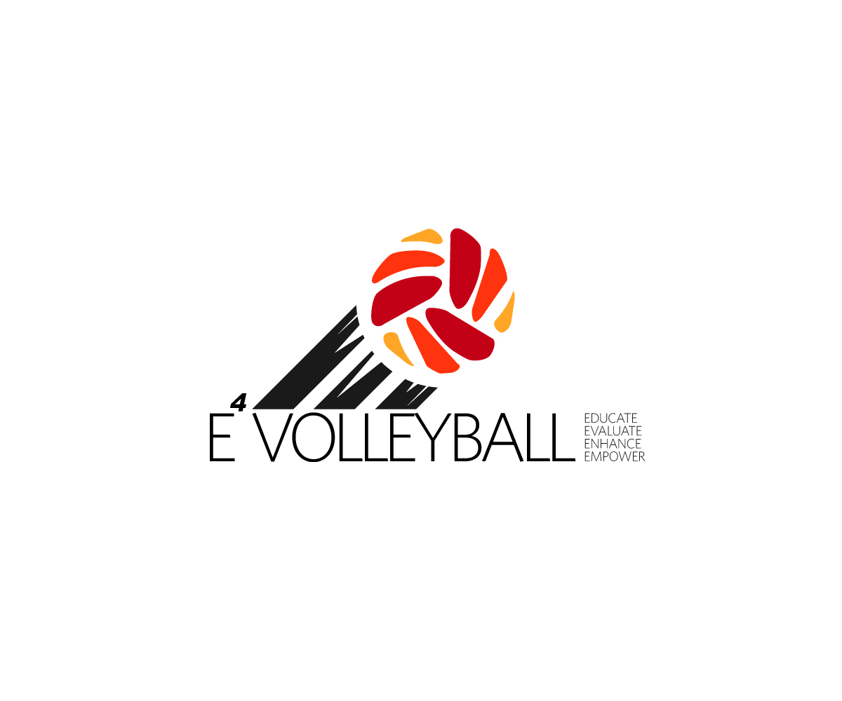 Logo Design by Birdesign for E4 Volleyball Services | Design #2899653
