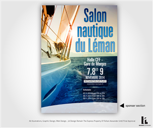 Poster for a Boat show | Poster Design by Rohan Alexander
