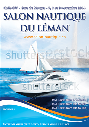 Poster for a Boat show | Poster Design by Rozita