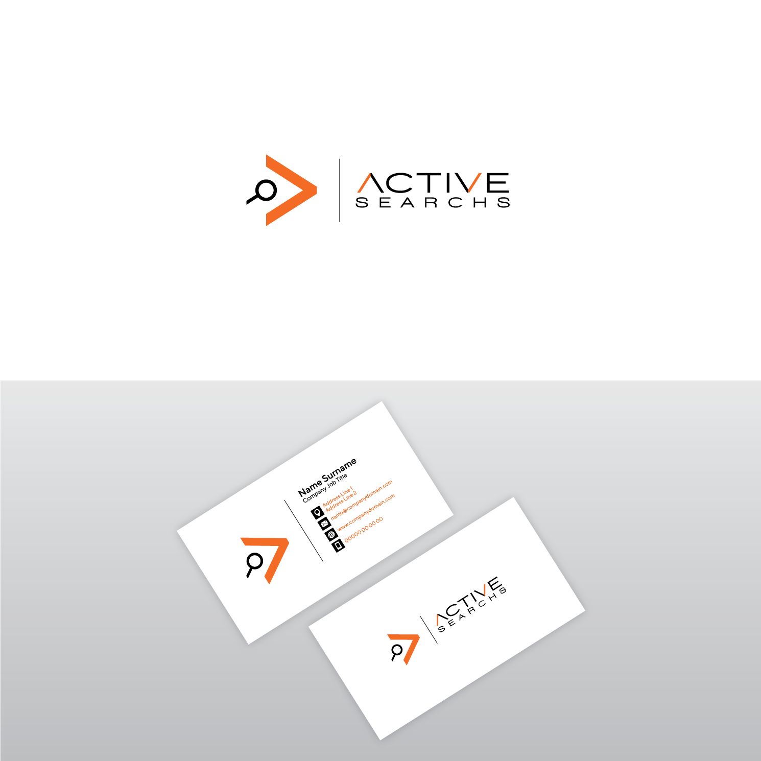 Logo Design by ds | designstructure for Active Searches | Design #19616242