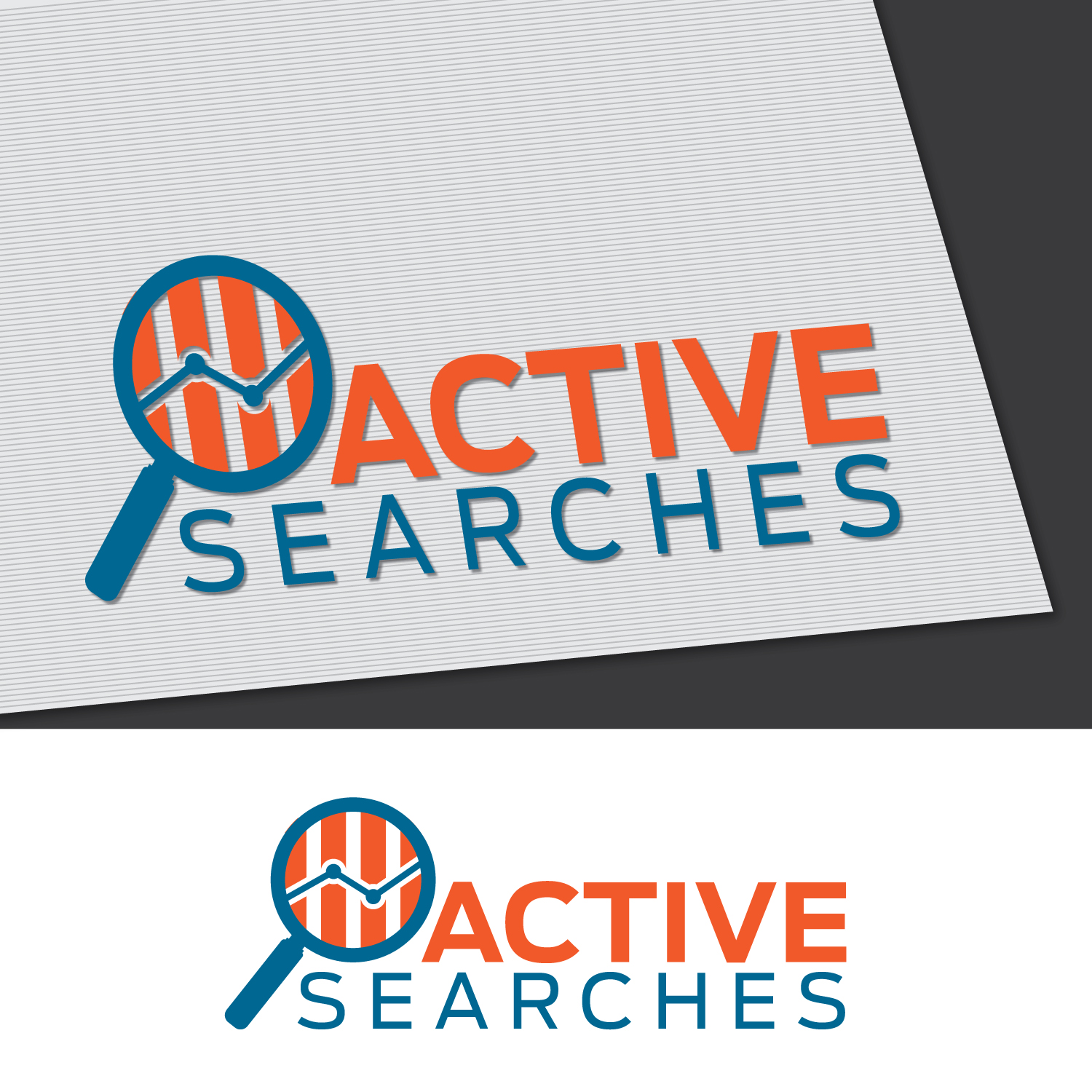 Logo Design by Dexter Solutions for Active Searches | Design #19621234