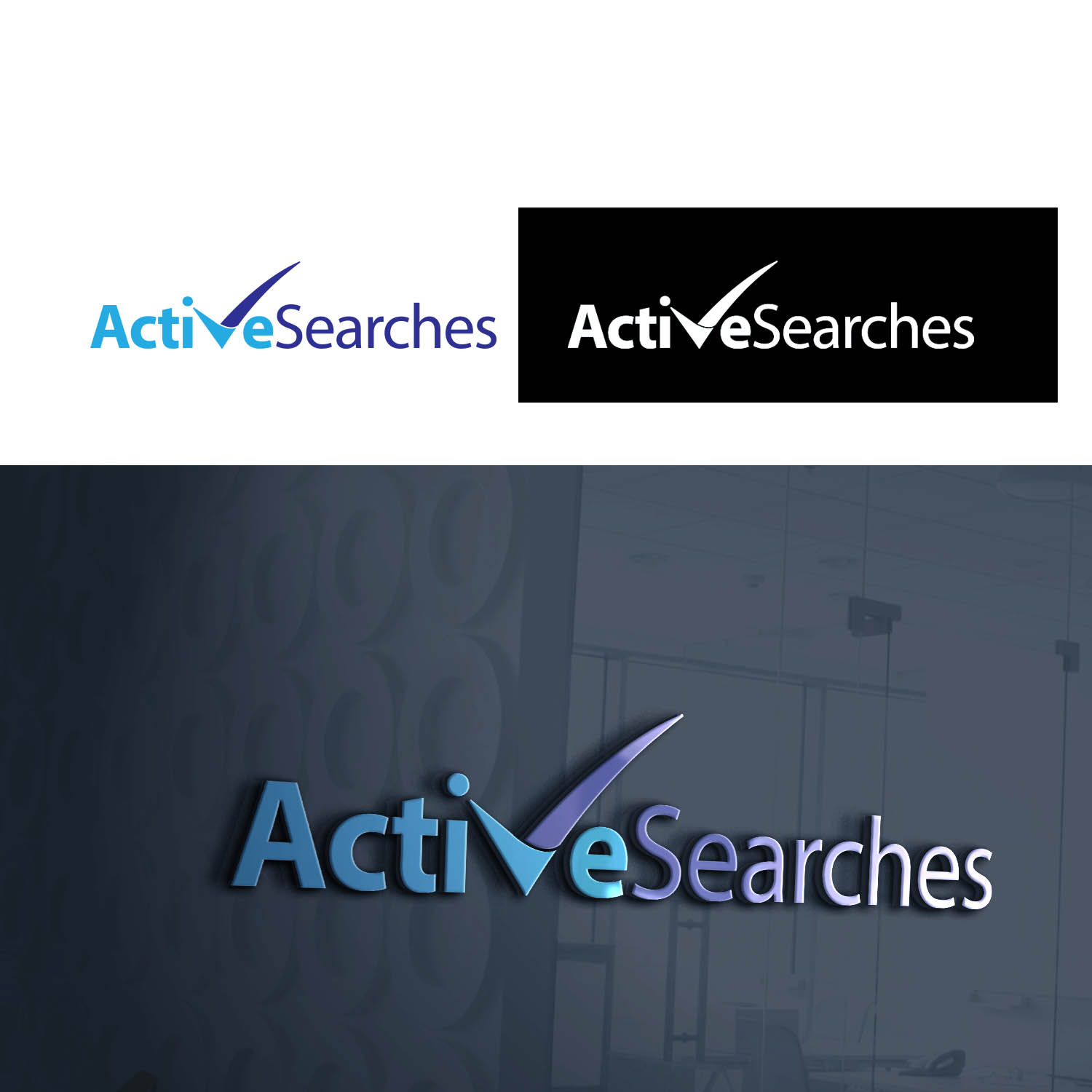 Logo Design by Finley Johnson for Active Searches | Design #19641127