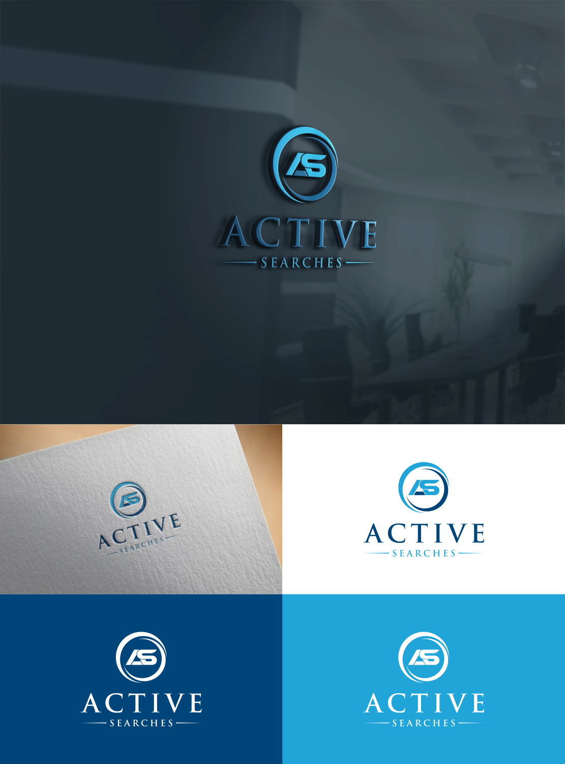 Logo Design by chefcrazy87 for Active Searches | Design: #19637384