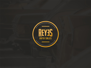 Reyes Auto Sales | Logo Design by iamf