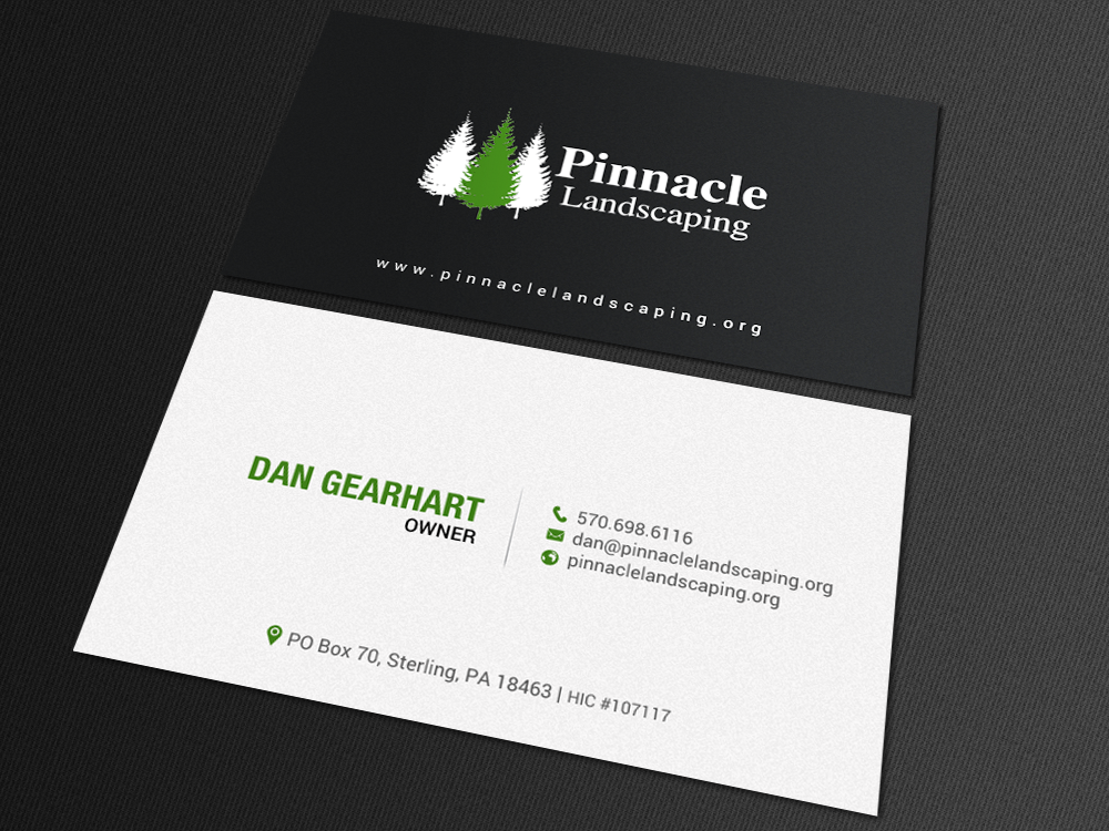Visitenkarten-Design von chandrayaan.creative für Pinnacle Landscaping | Design #19616417
