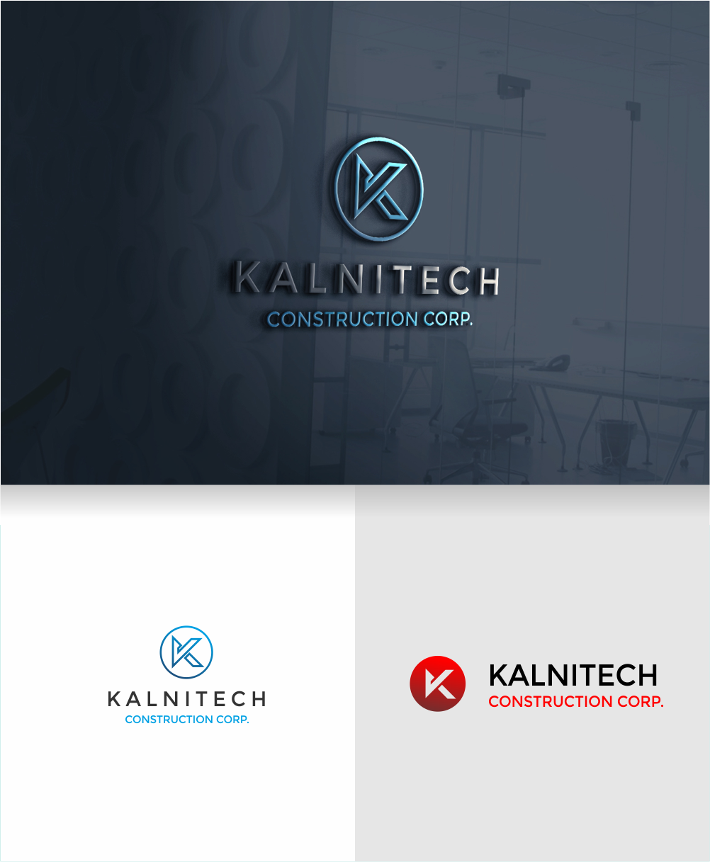 Logo Design by *mary for Kalnitech Construction Corp. | Design #19619575