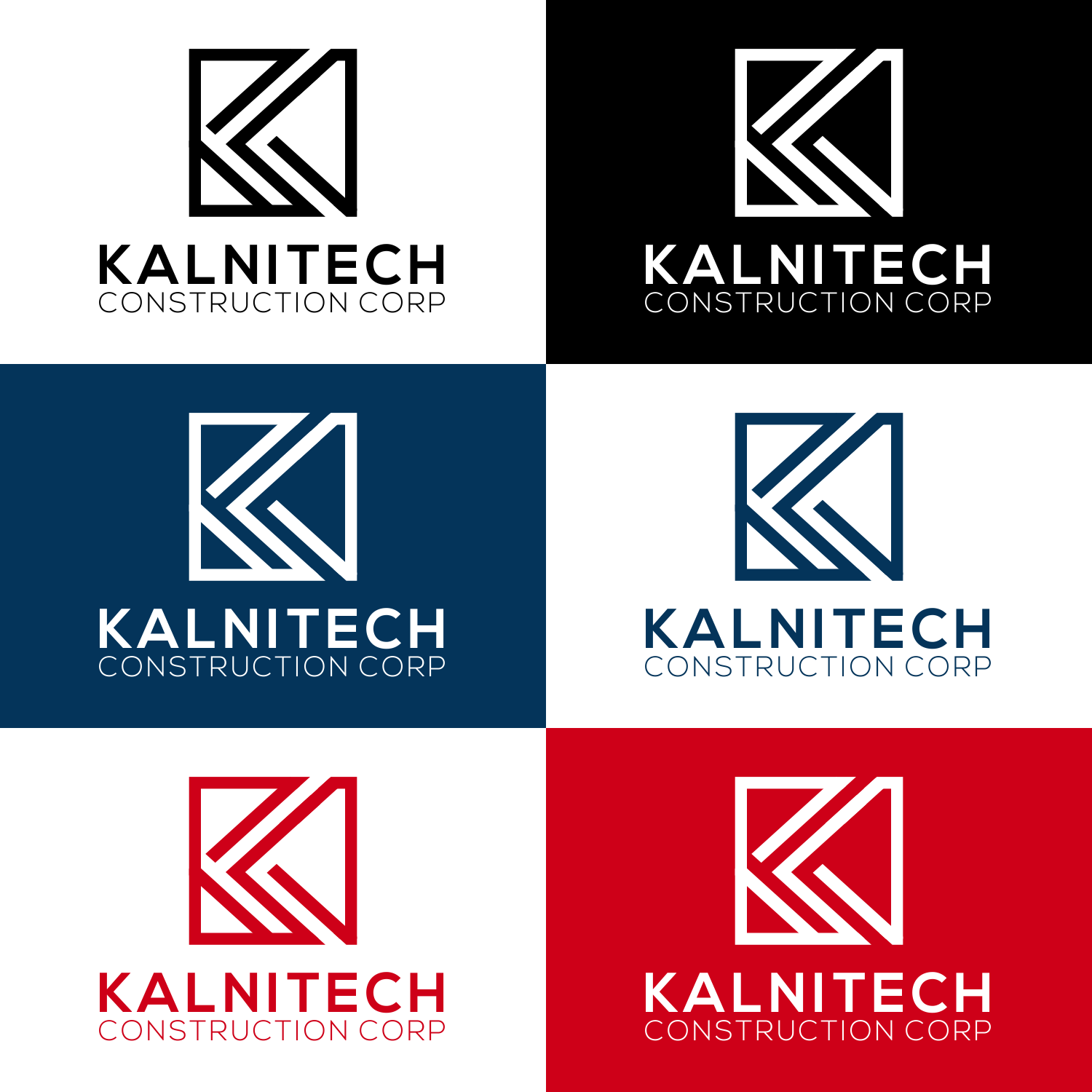 Logo Design by AFDesGraf for Kalnitech Construction Corp. | Design #19626133