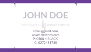 Business Card Design by diana popescu for Rodgers Electrical | Design #19651561