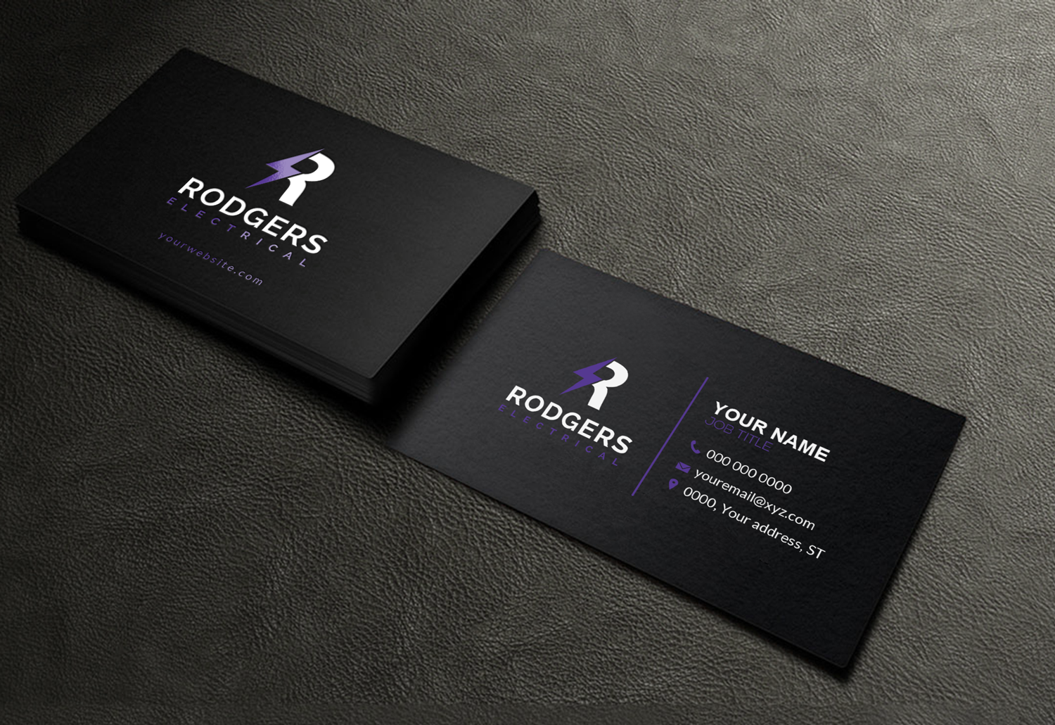 Visitenkarten-Design von Riz' für Rodgers Electrical | Design #19618247