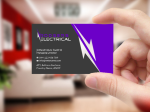 Visitenkarten-Design von Creations Box 2015 für Rodgers Electrical | Design: #19630974