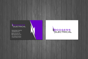 Visitenkarten-Design von Creations Box 2015 für Rodgers Electrical | Design: #19630978