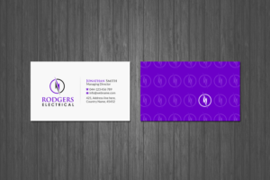 Business Card Design by Creations Box 2015 for Rodgers Electrical | Design: #19630981