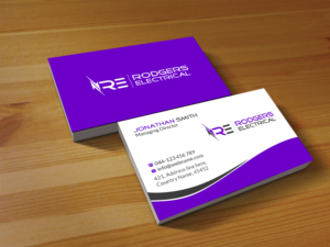 Business Card Design by Creations Box 2015 for Rodgers Electrical | Design: #19631177