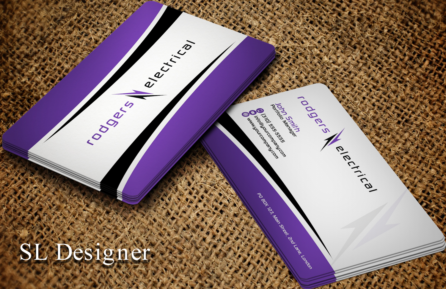Business Card Design by SL Designer for Rodgers Electrical | Design #19621198