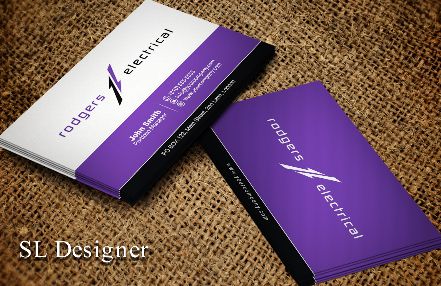 Business Card Design by SL Designer for Rodgers Electrical | Design #19621203