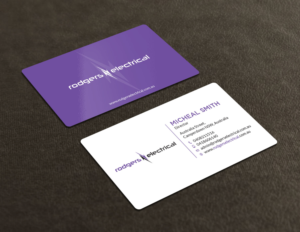 Diseño de Tarjeta de Presentación por Tripti Ranjan Gain para Rodgers Electrical | Diseño: #19618584