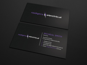 Diseño de Tarjeta de Presentación por Tripti Ranjan Gain para Rodgers Electrical | Diseño: #19618585