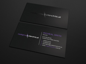 Business Card Design by Tripti Ranjan Gain for Rodgers Electrical | Design: #19618587