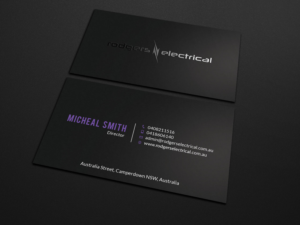 Business Card Design by Tripti Ranjan Gain for Rodgers Electrical | Design: #19618597