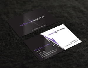 Business Card Design by Tripti Ranjan Gain for Rodgers Electrical | Design: #19618606