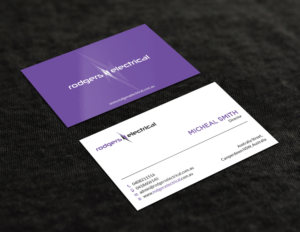Business Card Design by Tripti Ranjan Gain for Rodgers Electrical | Design: #19618608