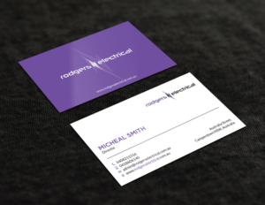 Business Card Design by Tripti Ranjan Gain for Rodgers Electrical | Design: #19618609