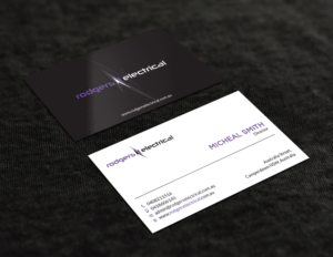 Business Card Design by Tripti Ranjan Gain for Rodgers Electrical | Design: #19618611