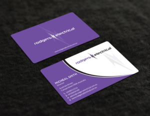 Business Card Design by Tripti Ranjan Gain for Rodgers Electrical | Design: #19618620
