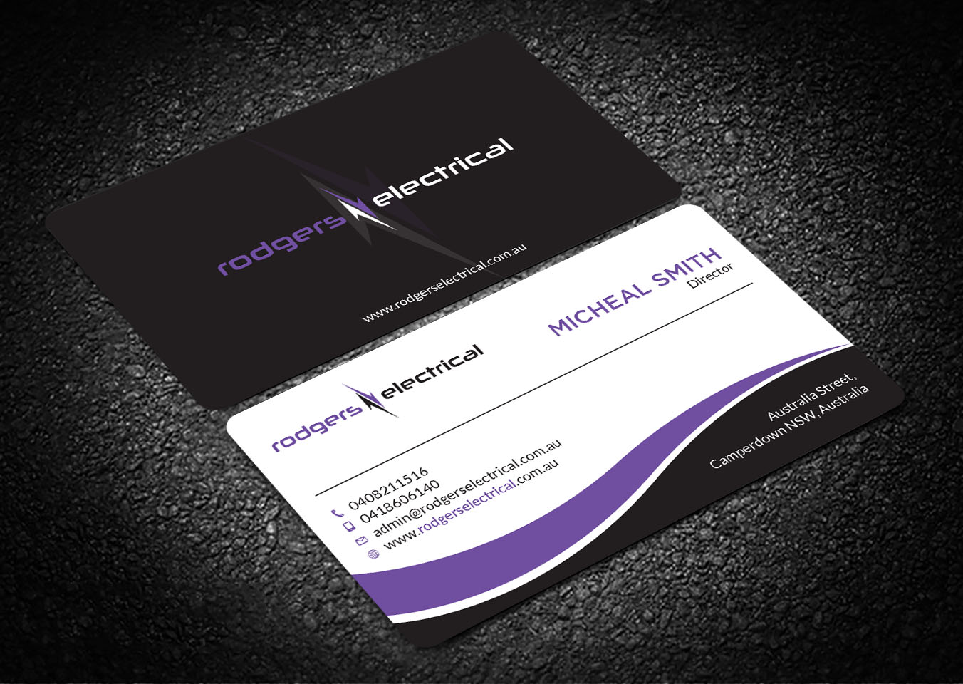 Diseño de Tarjeta de Presentación por Tripti Ranjan Gain para Rodgers Electrical | Diseño #19618621