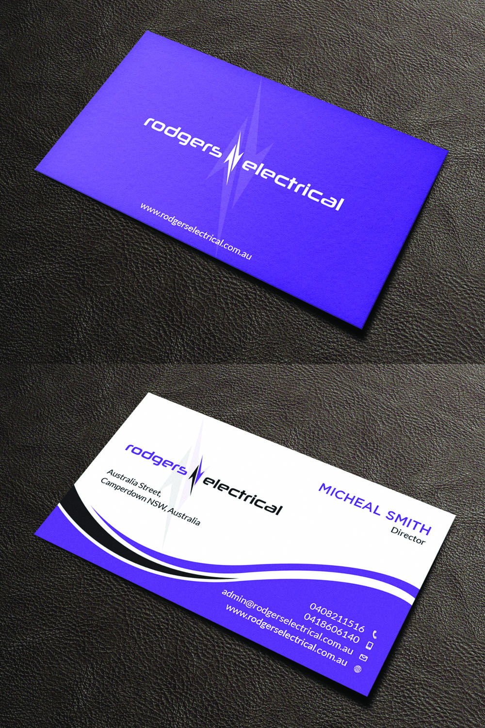 Visitenkarten-Design von Tripti Ranjan Gain für Rodgers Electrical | Design #19618636